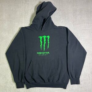 Monster Energy Pullover Hoodie Adult Medium Gildan Activewear Ultra Blend Tag